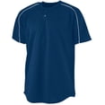 thumbnail image 2 of Augusta Sportswear 586 Baseball Shirt Wicking Two-Button Boys, 2 of 2