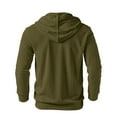 thumbnail image 5 of Uikmnh Men's Sweatshirts, Textured Pullover Hoodie Casual Solid Color Sweatshirt for Fall Winter Comfortable Warm Lined Jacket, Hoodies for Men,XL, 5 of 5