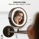 thumbnail image 4 of Espejo de maquillaje de pared OVENTE con aumento 7X MFW70ABZ1X7X, 4 of 9
