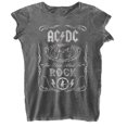 thumbnail image 1 of AC/DC - Camiseta Cannon Swig Burnout para Mujer (Gris Carbón), 1 of 2