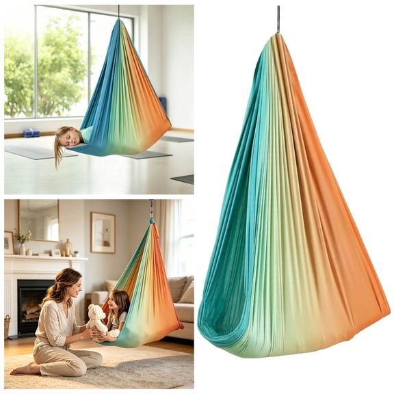 Aerial Yoga Aerial Yogas Swing Air Flying Swing Yoga Swing Swing Endurance With Fittings Exercises For Indoor Outdoor Door Stretch Strap for Stack 52 Yoga Yoga Bolsters And B Yoga Bolster Yoga Bags