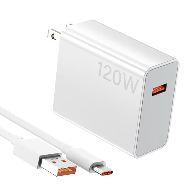 120W para Xiaomi Cargador Hypercharge Turbo Fast Wall Cargador para Xiaomi 14 13 12 13T 12T 12s Pro