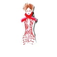 thumbnail image 3 of Shefranov, Olga 15x18 Black Modern Framed Museum Art Print Titled - Fashion Girl III, 3 of 5