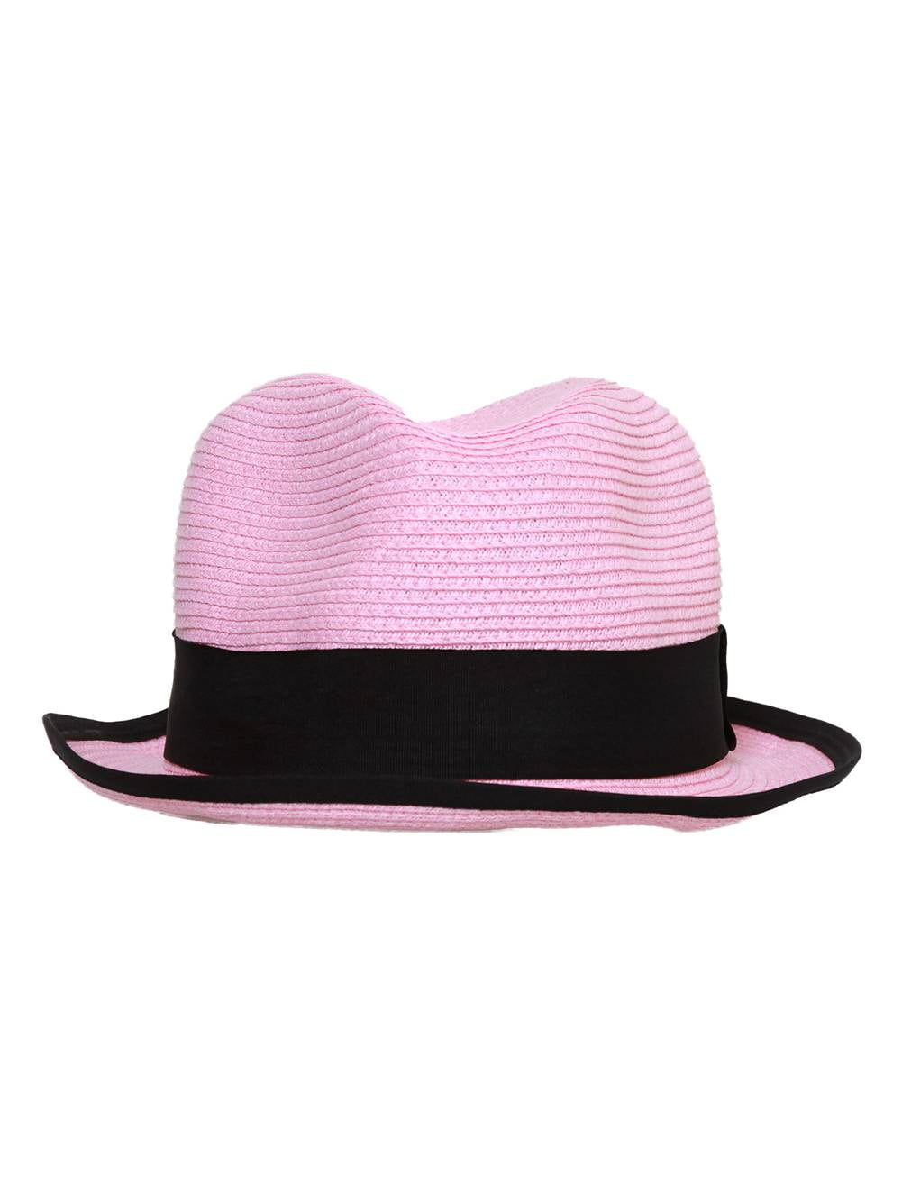 Buffalo Check Pink Fedora - Walmart.com