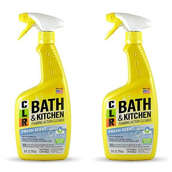Jelmar Pb-Bk-2000 Clr Nettoyant pour Bain et Cuisine Parfum Frais, Bouteille Vaporisateur 26 Oz, Lot de 2