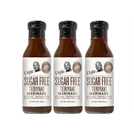 G Hughes Sugar Free Original Teriyaki Sauce 13 oz, 3 Pack
