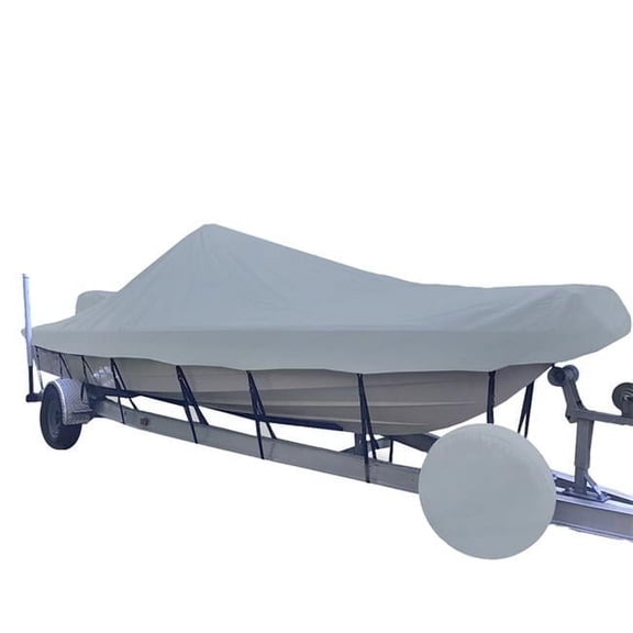Carver 71220S11 Skiff-20 Boat Cover, Grey