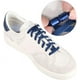 thumbnail image 3 of 6 pares de cordones elásticos universales para niños y adultos, con sistema de cierre de botón de metal, adecuados para calzado deportivo, zapatillas para correr, calzado informal, sin cordones, 3 of 5