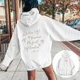 thumbnail image 5 of Wangmeiwg Women's Sweatshirts Women's Casual Hoodie With Bow Print Autumn Winter Pullover Sweatshirt for Comfort and Style White XXL, 5 of 7