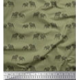 thumbnail image 1 of Soimoi Cotton Poplin Fabric Bull Dog Printed Fabric 1 Yard 42 Inch Wide, 1 of 3