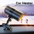 thumbnail image 3 of 150W Car Heater,Car Heater Fan,Fast Heating Portable Rotatable Defogger Defroster Vehicle Windscreen Demister Fan for Automobile, 3 of 7