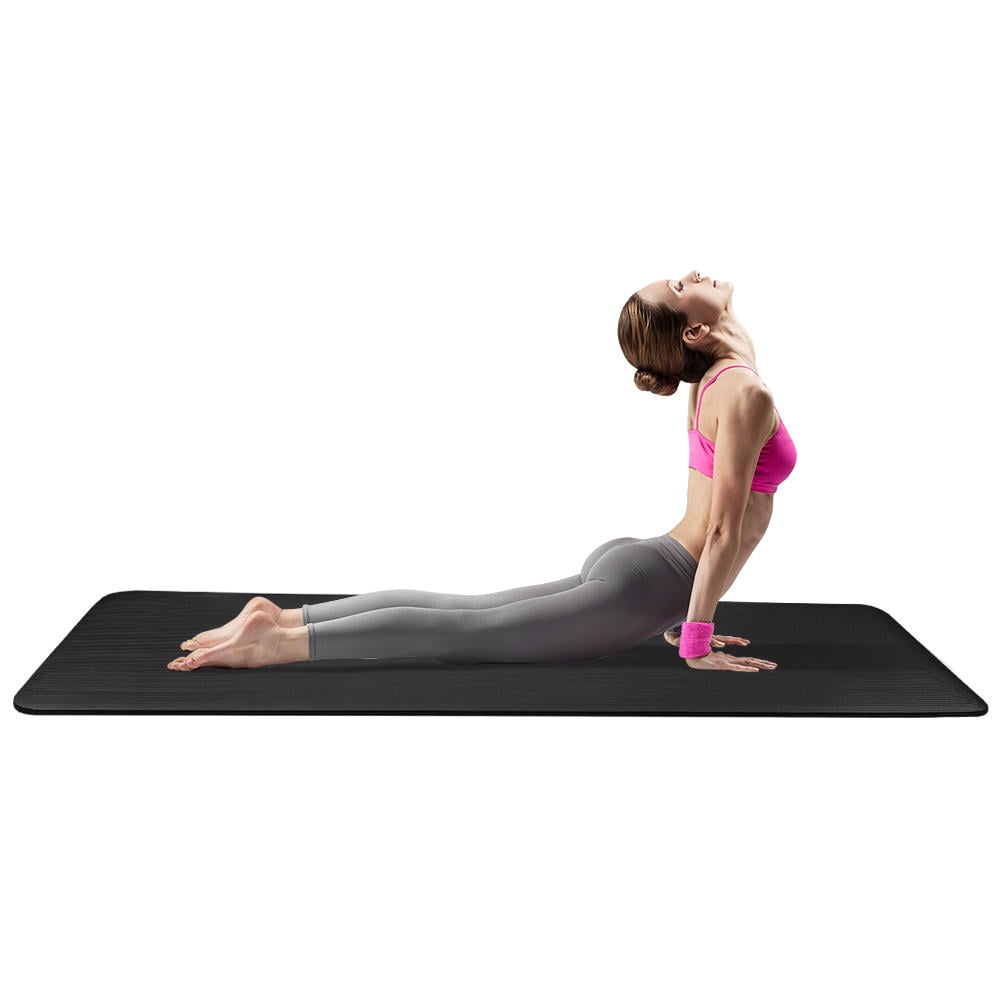 Être juste.. 10 mm épais tapis de yoga exercice Pilates large antidérapant 