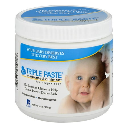 TRPL PASTE DIPR RASH OINT 16 OZ (Pack of 2)