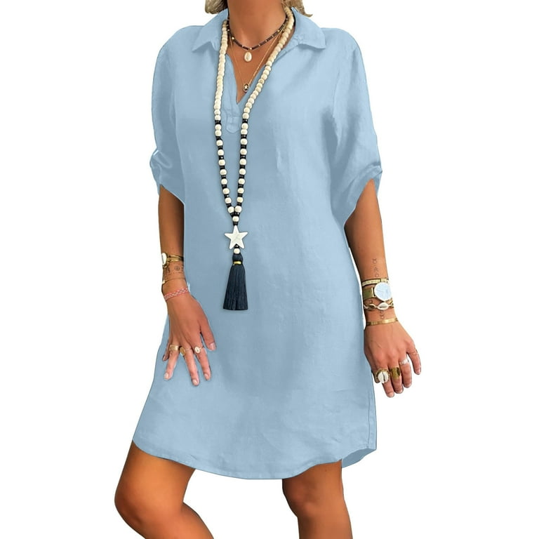 Casual Solid Patchwork V Neck Cake Skirt Dresses(4 colors) Casual Solid Patchwork V Neck Cake Skirt Dresses(4 colors)