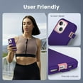 thumbnail image 3 of Compatible with iPhone 15 Case 6.1 Inch, iPhone 14 Case, Heavy Duty Defender 3-Layer Rugged Shockproof Drop Protective Cover Phone Cases Both for iPhone 13/14/15 (Purple/Pink), 3 of 14