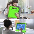 thumbnail image 7 of SUPNICE Kids Case for Walmart Onn 10.4 Inch Tablet Pro 2023 (Model: 100110603), Lightweight Shockproof Convertible Handle Stand Case for Onn Tablet Pro 10.4",Green, 7 of 7