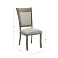 thumbnail image 5 of Powell Holloway Dining Chair, Set of 2, Pewter, 5 of 11
