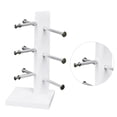 thumbnail image 4 of Wood Glasses Frame Display Shelf Retro Sunglasses Rack Easy Assemble Crafts Ornaments Tabletop Decorations for Home Office Desktop (White  3 Sticks Style), 4 of 4