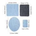 thumbnail image 2 of 20 Pcs Square Patch Sticker Hemming Tape for Pants Fabrics Jeans, 2 of 8