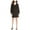 black, variant on Karen Kane Womens Blouson Sleeve Shift Dress, Black, Small