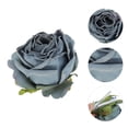 thumbnail image 3 of Unique Bargains 1 Pc Fashion Simulation Rose Hair Clips Hairdo Clip Blue, 3 of 5