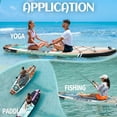thumbnail image 5 of Ultifit Inflatable Paddle Board Extra Wide 450 Lbs Capacity Anti-Slip Design with SUP Accessories and Seat 11'6" x 35" Wood Color, 5 of 9