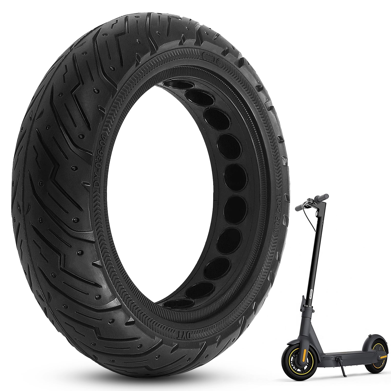 2x Tires for Ninebot Max G30 with TORN PROOF Sealant Segway Electric Scooter 10" 