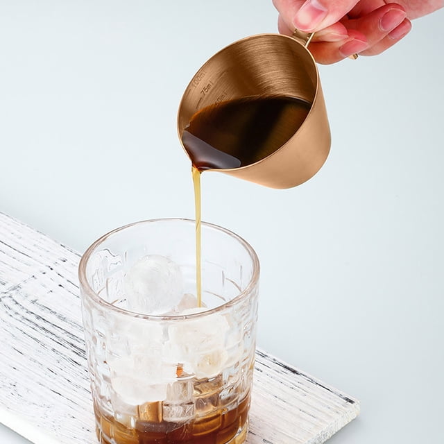 Espresso Cups Espresso Shot Glasses with Handle, Small Glass Coffee Cups, Espresso Mugs Demitasse Cups Cappuccino Cup for Hot or Cold Latte, Tea