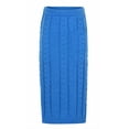 thumbnail image 3 of Chouyatou Women's Winter Chunky Cable Knit Long Skirt 2 Piece Outfit Sweater Sets, 3 of 4