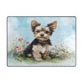 thumbnail image 2 of Area Rug Indoor 63"x48"in Non-Slip Wear Resistant Floor Mats Soft Large Carpets for Living Room Bedroom Home Decor Resting Puppy, 2 of 7