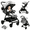 Lightweight-GRAY, variant on EaseBaby Lightweight Foldable Baby Stroller,Compact Travel Pushchair, Infant Carriage with Cup Holder & Rain Cover, for 0-36 Months,Unisex,GRAY