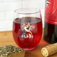 thumbnail image 4 of Freedom Shiba Inu on Independence Day 4th of July 15oz Stemless Wine Glass Mug Shibas Dog Lovers Gifts Idea Wine Glasses Cup - 01005, 4 of 5