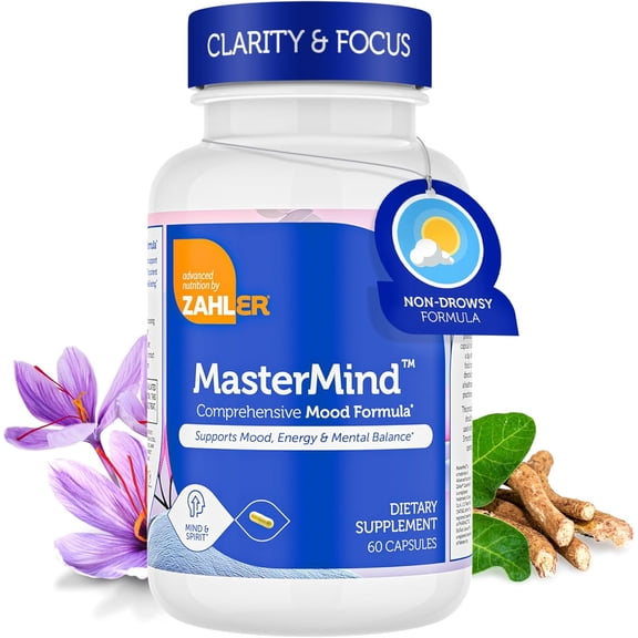Zahler MasterMind, Comperhensive Mood Formula, 60 Capsules