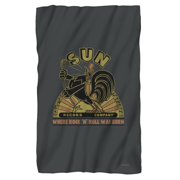 Trevco Sun Sun Rooster Fleece Blanket (36x58)