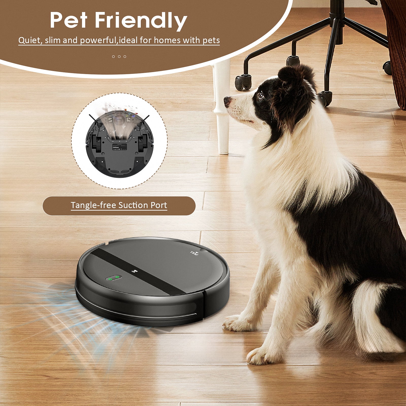 ROBOEVO Robot Vacuum Cleaner G20 Vacuum and Mop Combo for Pet Hair