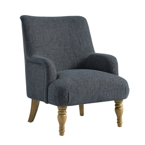 Modway Ellington Fabric Upholstered Accent Armchair in Slate Blue
