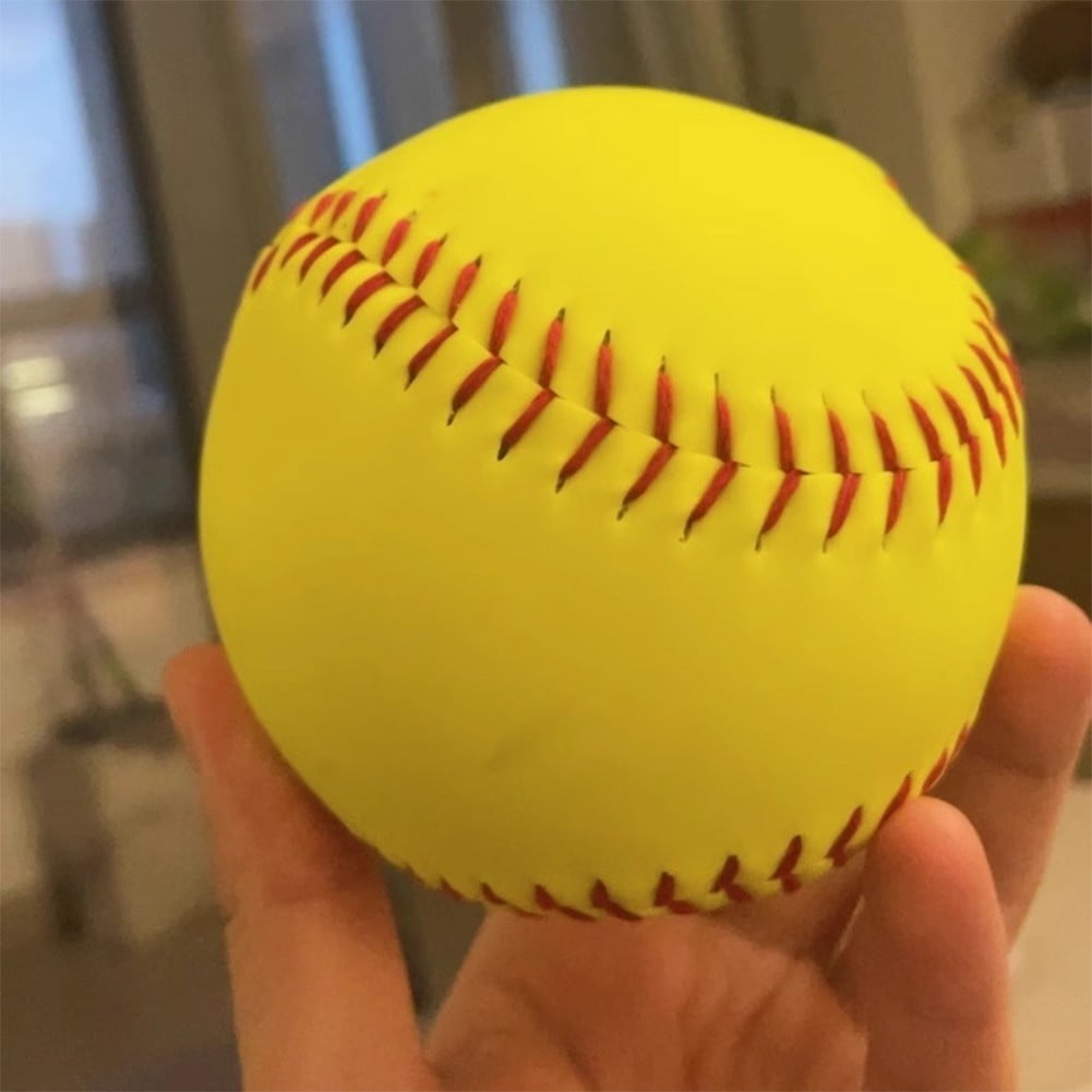 Lot De 6 Balles De Softball Officielles Taille 12 En Cuir - Entraînement Fastpitch