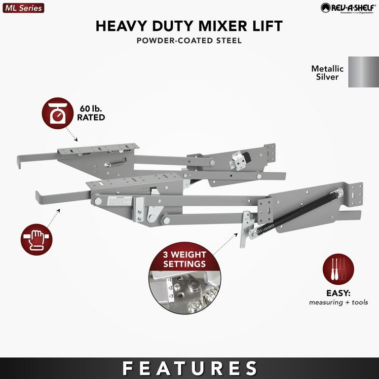 Heavy Duty Mixer Lift or Appliance Lift, RAS-ML-HDCR