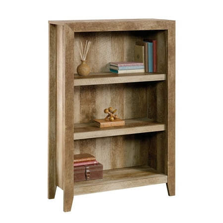 Pass Thru Shelf - Sauder Dakota Pass 3-Shelf Bookcase, Craftsman Oak Finish