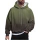 thumbnail image 2 of Sudadera con capucha para hombre, estilo casual, con cuello redondo, estampado, manga larga, blusa de poliéster, 2 of 6