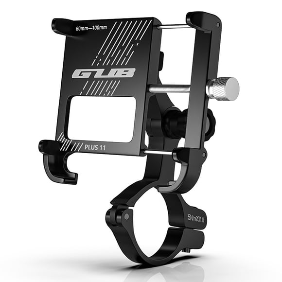Soporte para teléfono Soporte para teléfono de bicicleta de aluminio 360 grados giratorio ajustable