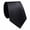 Black, variant on Navy Blue Tie For Men 3.15”(8 cm) Solid Color Men’s Necktie Business & Wedding