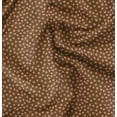 thumbnail image 1 of Soimoi Brown Rayon Fabric Shells Ocean Print Fabric by the Yard 42 Inch Wide, 1 of 6