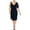 Navy, variant on RALPH LAUREN Womens Blue Cape Sleeveless V Neck Knee Length Evening Sheath Dress 2