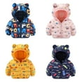 thumbnail image 3 of BULLPIANO Toddler Boys Girls Puffer Jacket Cute Bear Hoods Winter Warm Coat Lightweight Jackets Outwear, 3 of 3