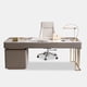 thumbnail image 4 of Executive Boss Bedroom Table Office Desk Luxury Modern Gaming Table Desk Study Work Drawers Biurko Gamingowe Sofaset Furniture My Lux Decor Round, 4 of 12
