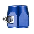 thumbnail image 6 of Unique Bargains 5 Pcs AN12 Hex Car Hose Finisher Flexible Rubber Pipe Clamp with Screw Band Adapter Fitting Blue, 6 of 6