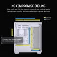 thumbnail image 4 of Funda para PC CORSAIR 3500X Mid-Tower ATX con vidrio templado, color blanco, 4 of 6