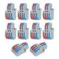 thumbnail image 1 of 10pcs Wire Connectors Butt Terminals Cable Connector Set Lever Lock Connectors Universal Wiring Cable Connector, 1 of 8