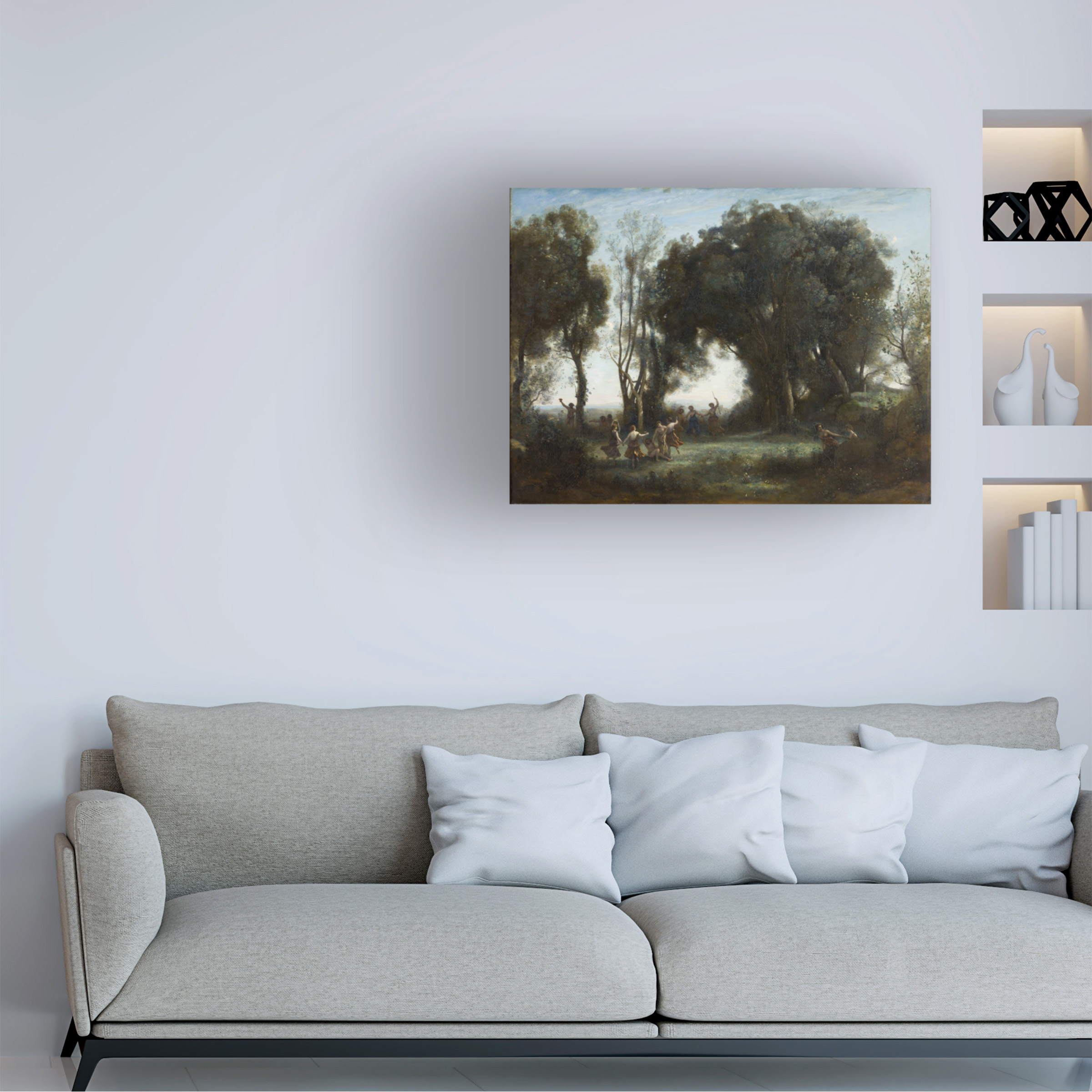Camille Corot 'The Dance Of The Nymphs' Canvas Art